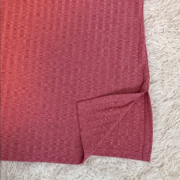 Plus Size CJ Banks 1X Sleeveless Tunic Knit Tank - Pink - Picture 7 of 7